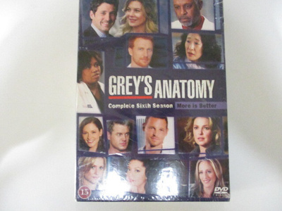 DVD GREY’S ANATOMY KAUSI 6