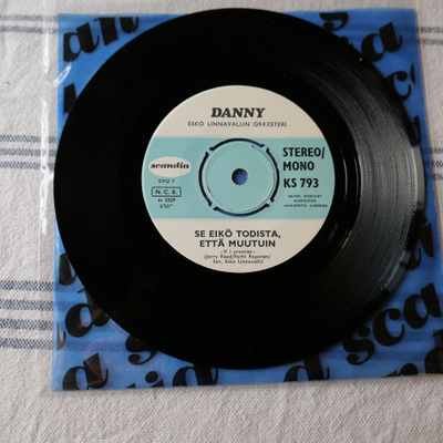 Danny – Se Eikö Todista, Että Muutuin 7" 1969