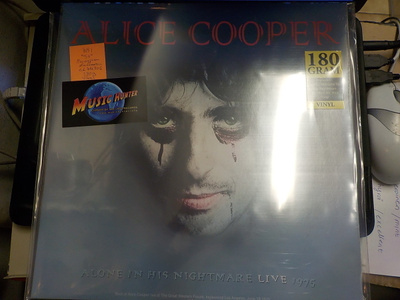 ALICE COOPER - ALONE IN HIS NIGHTMARE LIVE 1975 UUSI LP