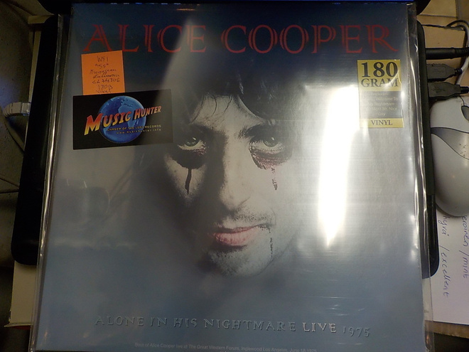 ALICE COOPER - ALONE IN HIS NIGHTMARE LIVE 1975 UUSI LP