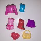 Polly pocket nukke tavaroineen: sateenvarjo, vaatteet - pikkukuva 4