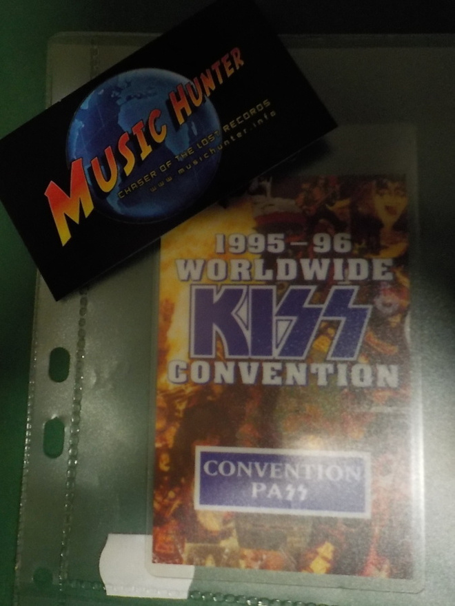 KISS - WORLDWIDE CONVENTION 95-96, CONVENTION PASS