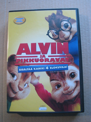 ALVIN JA PIKKUORAVAT ( 4 elokuvaa )