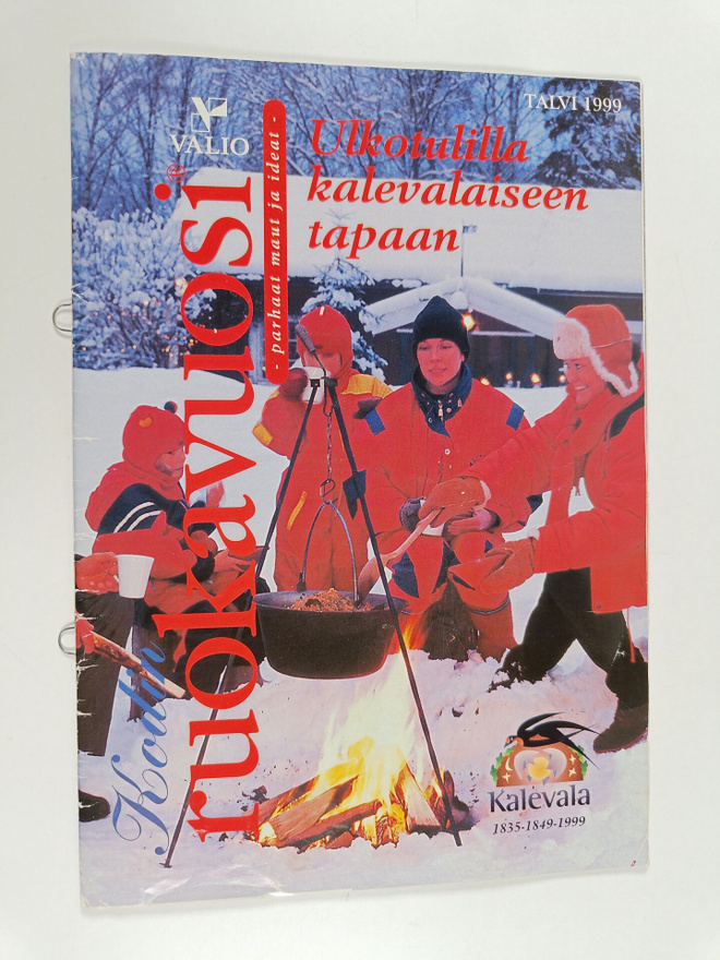 Kodin ruokavuosi 1/1999 : Ulkotulilla kalevalaiseen tapaan