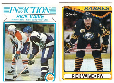 2 x Legenda RICK VAIVE Sabres, Maple Leafs