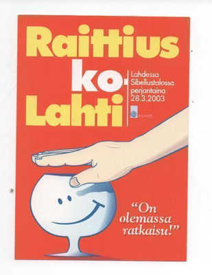 Lahti: Raittiuskokous