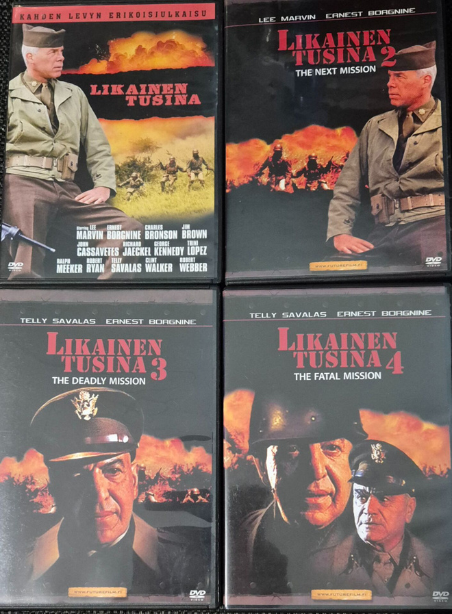 Likainen tusina 1 - 4 -DVD