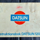 DATSUN 1200 instruktionsbok - pikkukuva 1