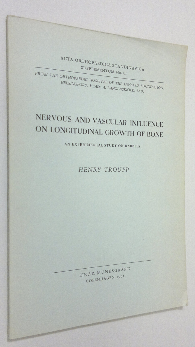 Henry Troupp : Nrevous and Vascular Influence on Longitud...