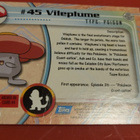 Vileplume #45 Pokemon Topps TV Animation Edition card - pikkukuva 2