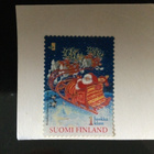 JOULUPUKKI REESSÄ POSTIMERKKI.   1991. - pikkukuva 1