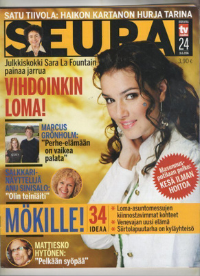 Seura n:o 24 2006 Sara. Mattiesko. Anu. Satu. Vironniemi,