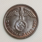 Saksa 2 Pfennig 1937D - pikkukuva 2