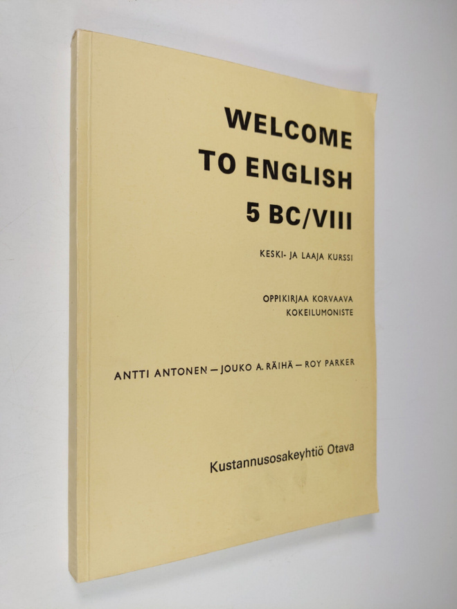 Welcome to English 5BC/8 : Keski- ja laaja kurssi - oppik...