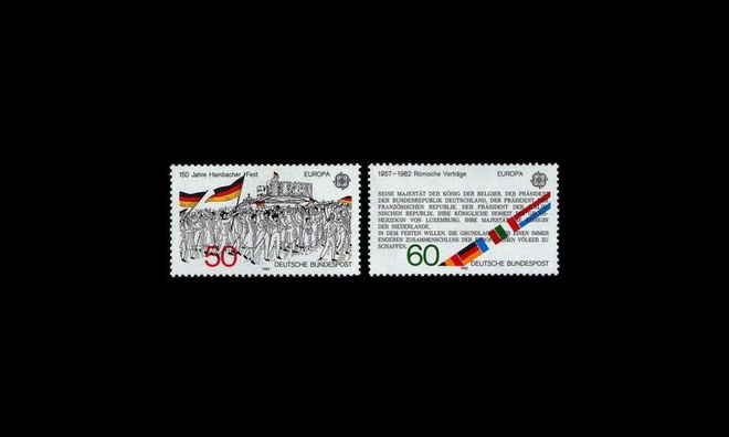 Saksa 1130-1 ** Europa historiallisia tapahtumia (1982)