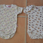 Tytölle lyhythihaiset bodyt 68cm - pikkukuva 1