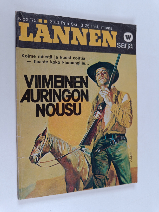 Lännensarja 2/1975 : Viimeinen auringonnousu