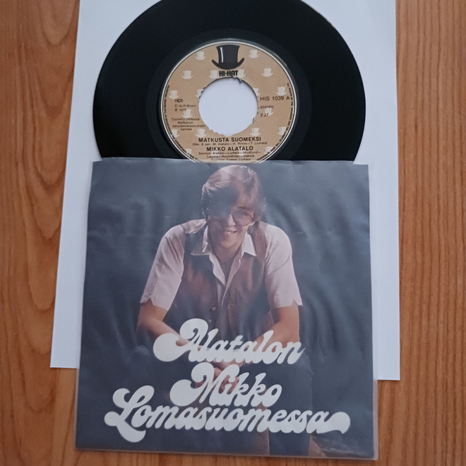 Mikko Alatalo – Matkusta Suomeksi 7" ps orig 1978 uusi