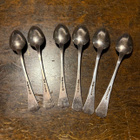 Teelusikat hopea 813 R.5 leima 6 kpl., 1922 v. - pikkukuva 2