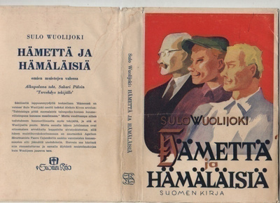 Wuolijoki: Hämettä ja hämäläisiä, Suomen kirja 1945, skp, K3