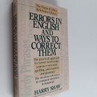 Harry Shaw : Errors in English and Ways to Correct Them - pikkukuva 1