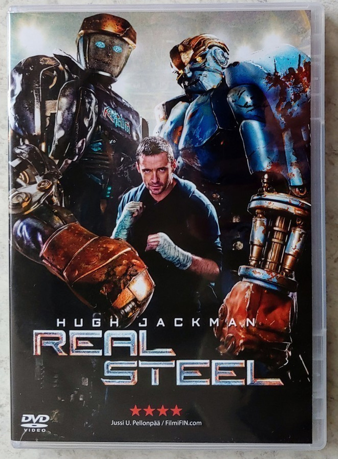 REAL STEEL – Suomalainen DVD 2011 - Hugh Jackman, DreamWorks