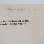 Raija Kalimo : Psychosocial factors at work and their rel... - pikkukuva 3