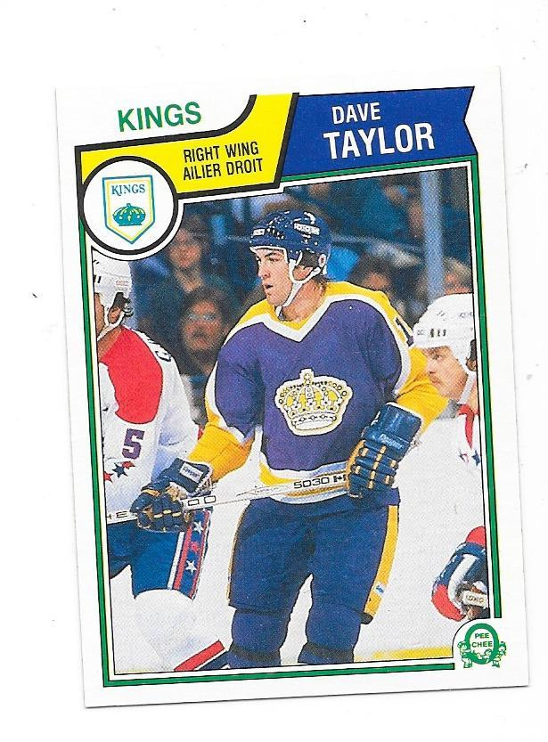 1983-84 OPC #163 Dave Taylor Los Angeles Kings