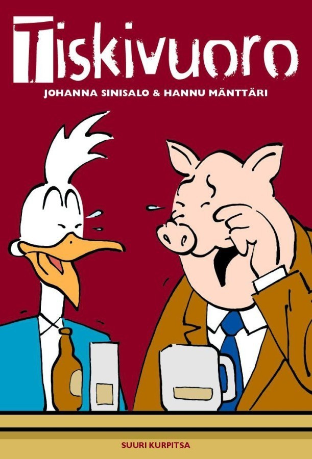 Tiskivuoro Johanna Sinisalo & Hannu Mänttäri