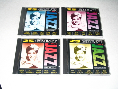 *4 kpl CD* VARIOUS ARTISTS 25 Great Jazz Performances