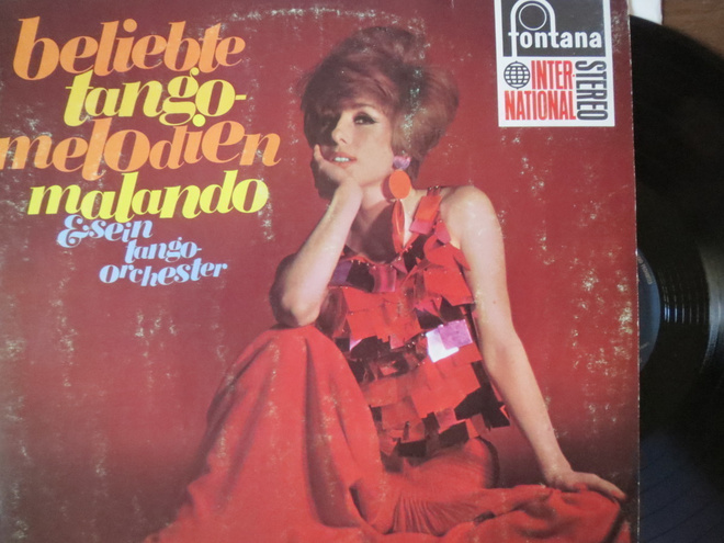 Malando & Sein  Tango-Orchester: Beliebte Tango-Melodien  LP