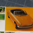 1972 Fiat 124 Sport Spider esite - KUIN UUSI - pikkukuva 1