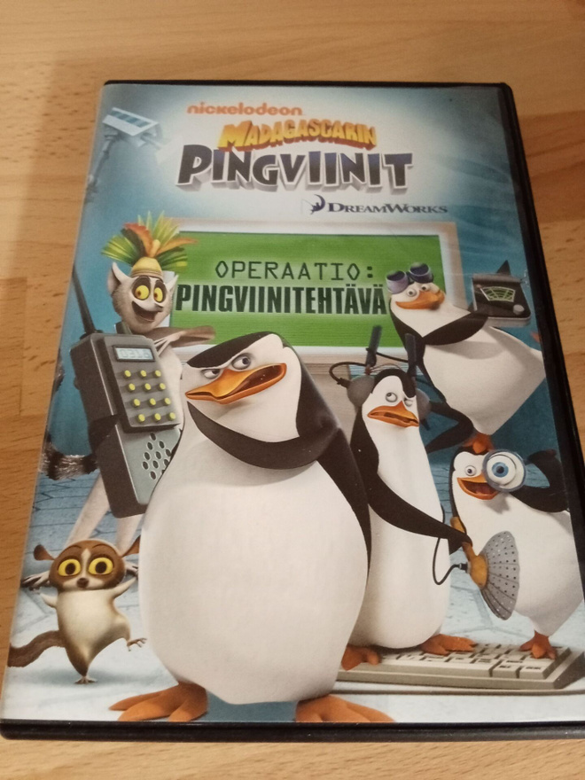Madagascarin pingviinit operaatio pingviinitehtävä DVD