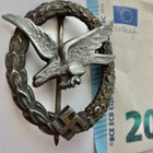 VANHA Merkki Natsi Saksa Luftwaffe Ilma-ampuja W.Deumer AITO - pikkukuva 1