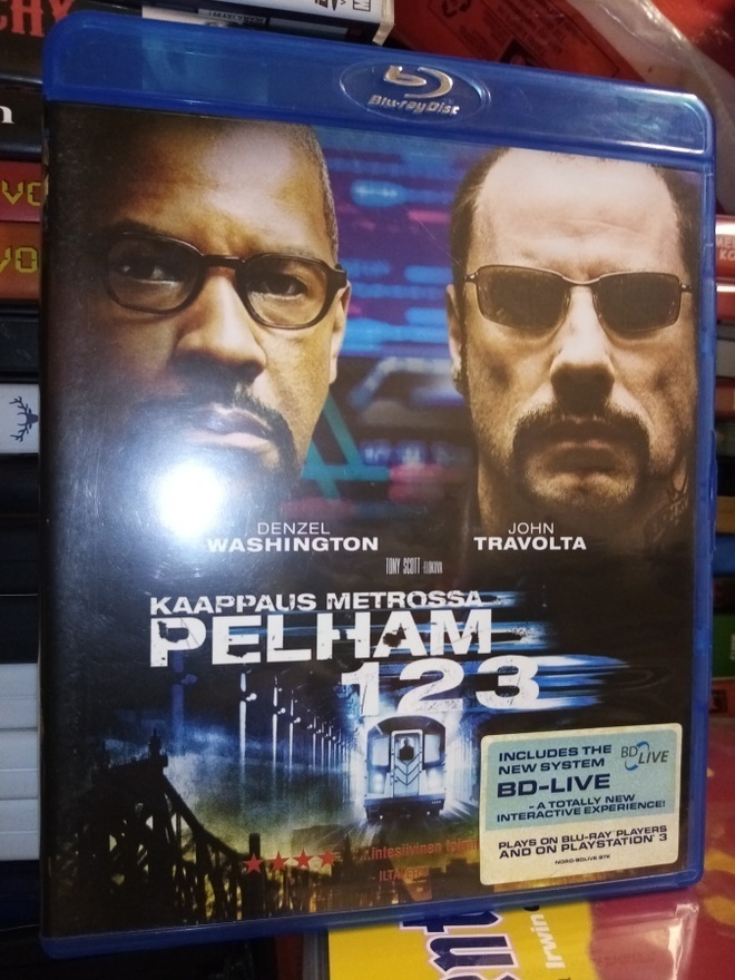 Blu-ray KAAPPAUS METROSSA - PELHAM 123 (  SIS POSTIKULU)