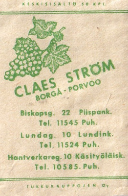 Borgå - Porvoo Claes Ström  b575