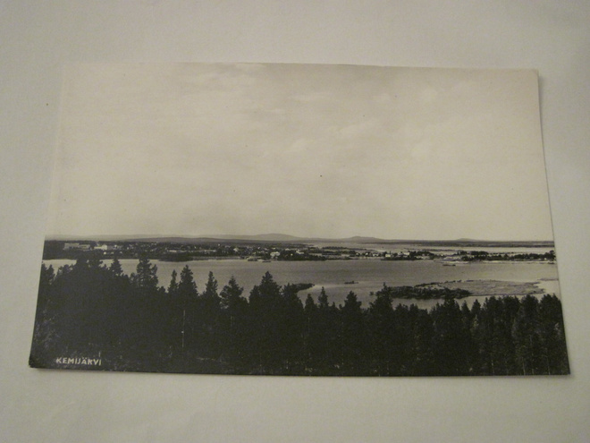 VANHA Postikortti Kemijärvi 1950-l Alkup.Mallikappale