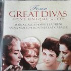 FOUR GREAT DIVAS (CD) CALLAS - FRENI - MOFFO - CABALLE - pikkukuva 1