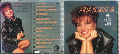 ARJA KORISEVA . CD-LEVY . ME KAKSI VAIN