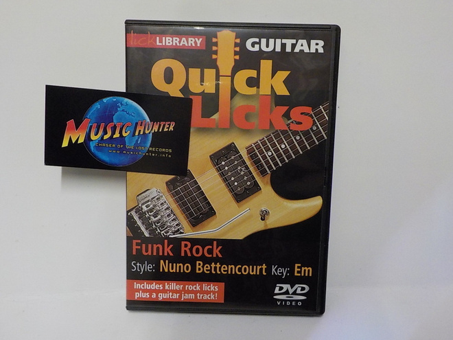 QUICK LICKS FUNK ROCK, STYLE: NUNO BETTENCOURT UUSI DVD