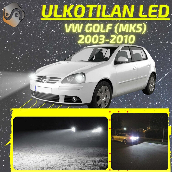 GOLF (MK5) 2003-2010 Ulkoiset LED -valot