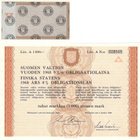 OKK obligaatio SV 1968 obl. 8% 7.10,1968 Litt A - pikkukuva 1