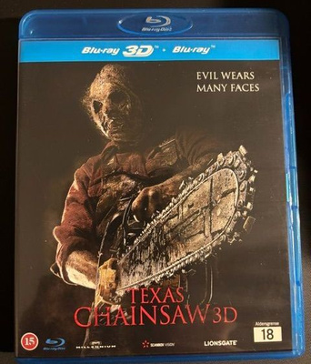 Texas Chainsaw 3D, Blu-Ray sisältää myös 2 D version
