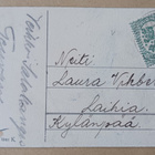 Possu kantaa lahjoja, tonttu pitelee saparosta, p. 1937 - pikkukuva 2