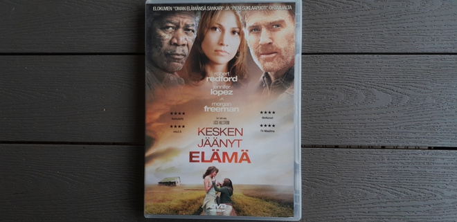 DVD: Kesken Jäänyt Elämä (Robert Redford, Jennifer Lopez)