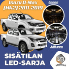 Isuzu D-MAX (MK2) Sisätilan LED-sarja 5-osainen - pikkukuva 1