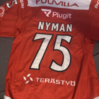 Porin Ässät Game Worn Pelipaita - Nyman #75 - Kausi 25/26 - pikkukuva 1