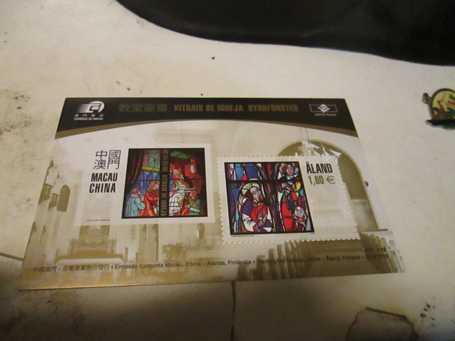 2010 Åland  Macao yhteisjulkaisu bl postituore