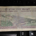 Ceylon Sri Lanka 50 Rupees 1974 P79 FF-VF- - pikkukuva 2