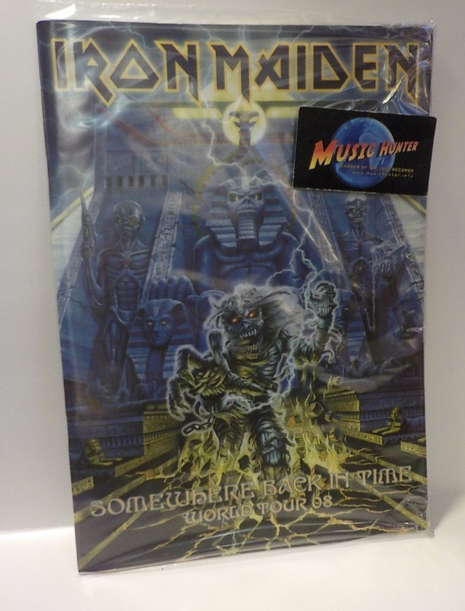 IRON MAIDEN - SOMEWHERE BACK IN TIME '08 KIERTUEKIRJA